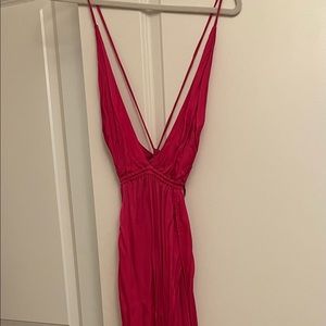 Revolve River Maxi Dress in Pink